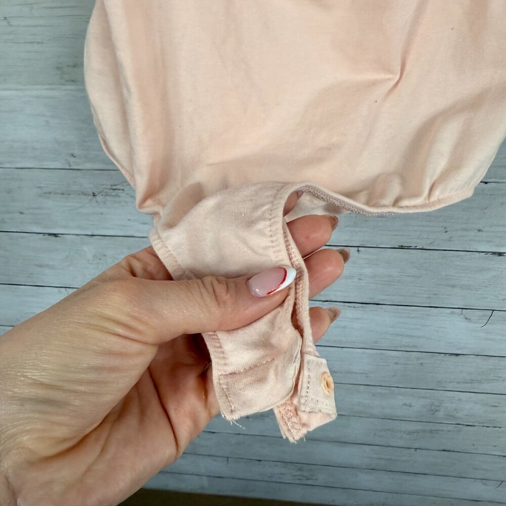 Intimately FP Light Pink Ruffle Off-Shoulder Bodysuit - Picture 3 of 4